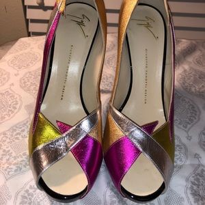 Giuseppe Zanotti multi color pumps